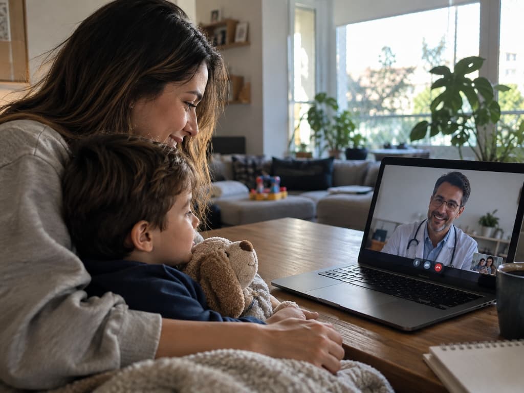 Consulta médica online para toda a família